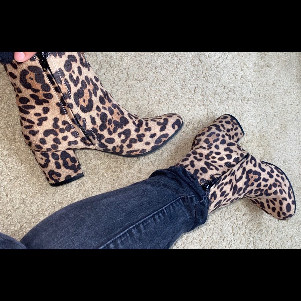 Cheetah Ankle Boots